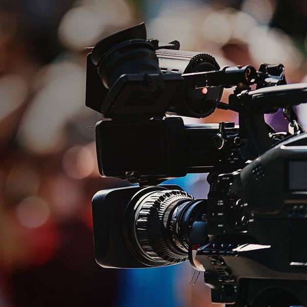 Image of professional video camera