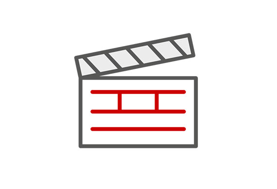 Clapperboard icon