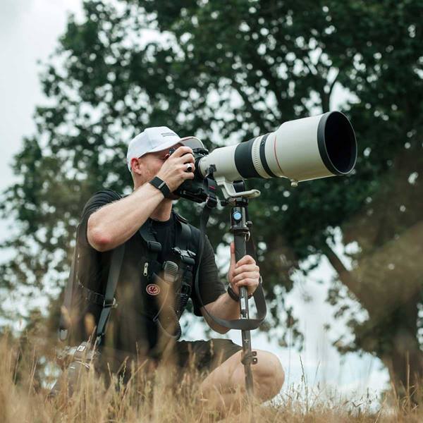 Image of camera men using Canon gear
