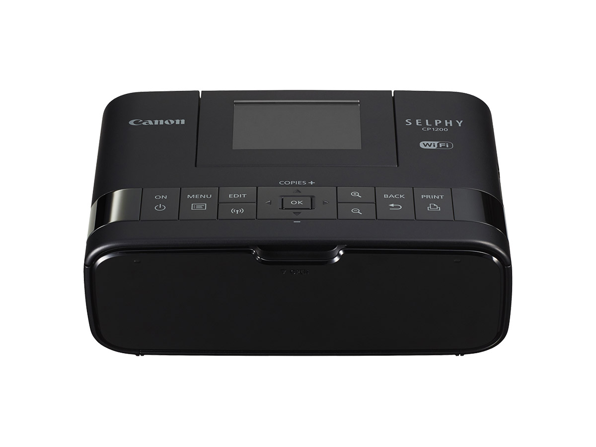 selphy cp1200 black front closed