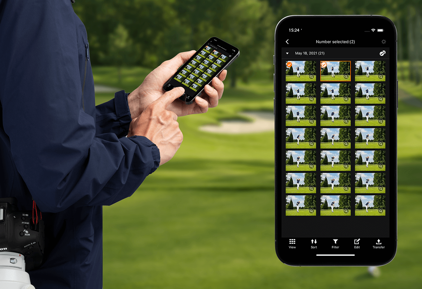 Select and send images