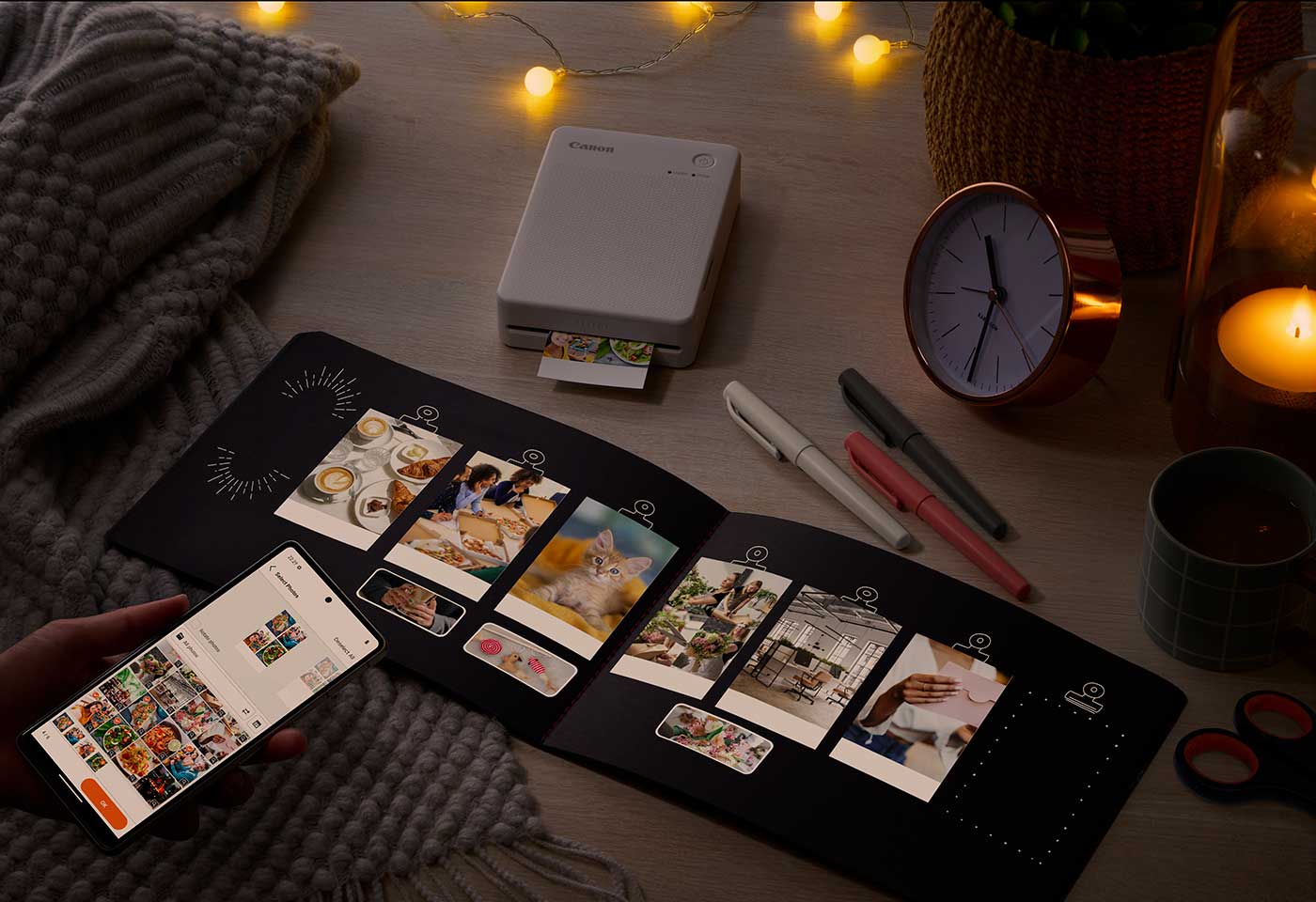 Printing images on a SELPHY printer