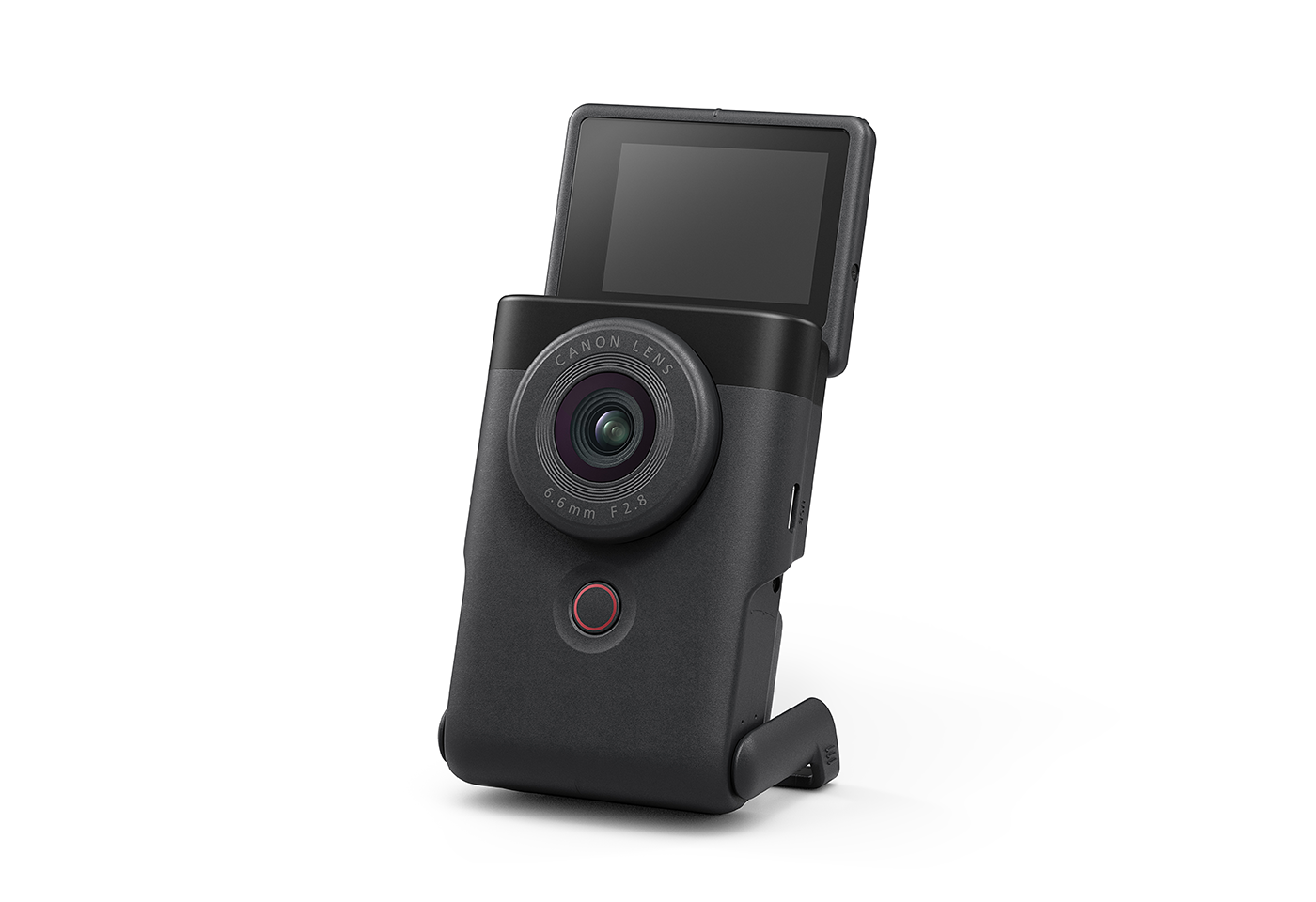 Product image of the black PowerShot V10 vlogging camera