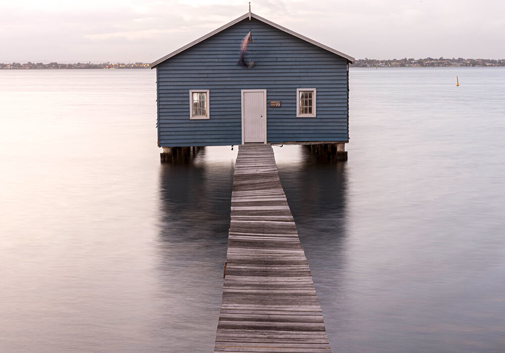 Image of Crawley Edge Boatshed by Steve Huddy