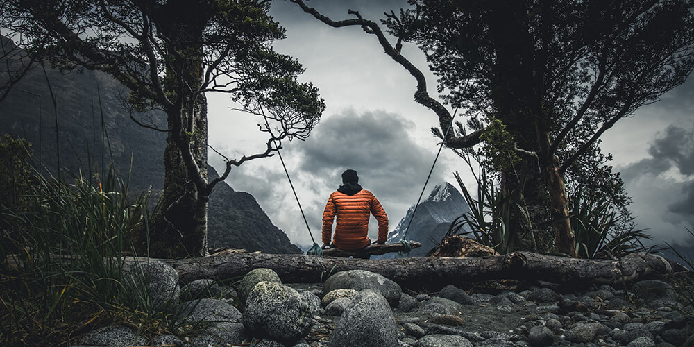 A selfie at Milford Sound