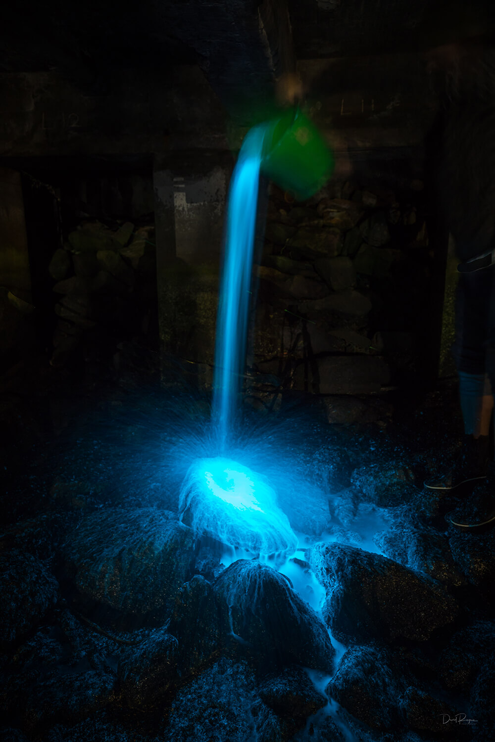 Bioluminescence photo shot on a EOS 6D Mark II and EF 16-35mm f/4L IS USM Lens by Davey Rogers