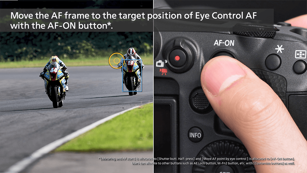 EOS R3 with Eye Control AF successfully set up