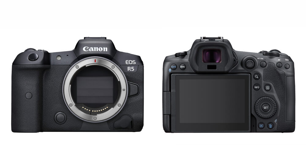 Front and Back image of EOS R5