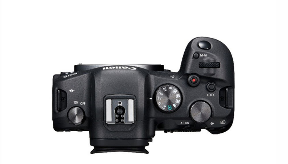 Top view image of EOS R6 body