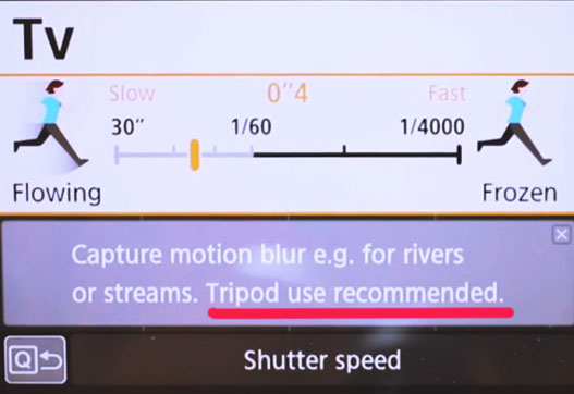 Canon Guided Display TV Mode Example