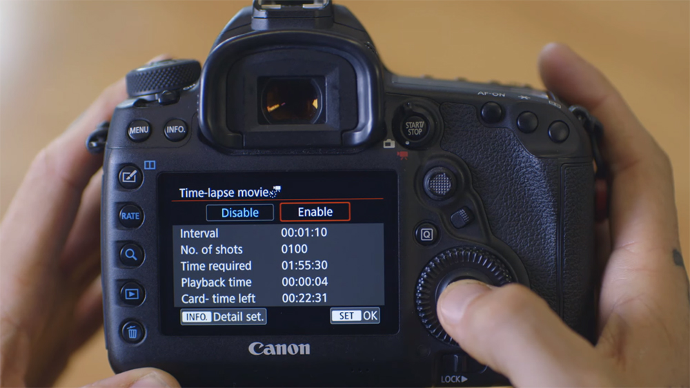 Setting up your DSLR for shooting time lapse videos