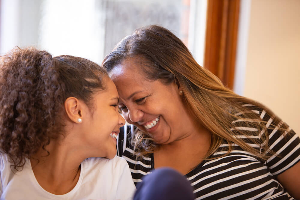 Mother and daughter