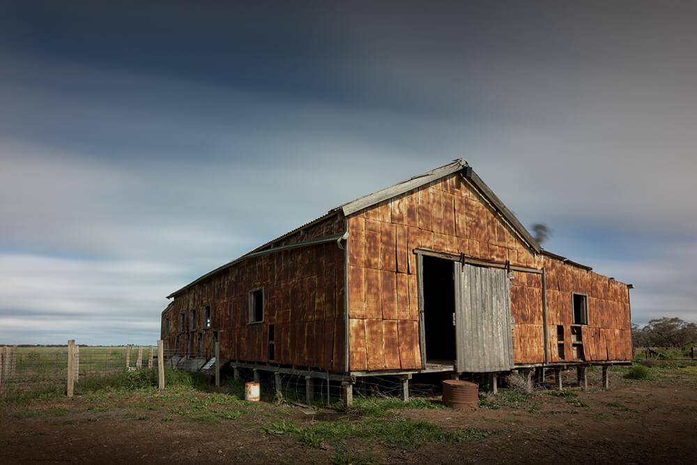 Barnyard farmhouse