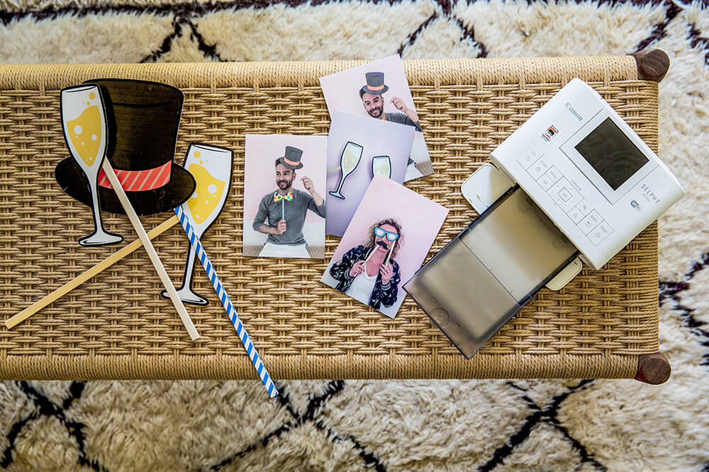 printing some props for a photo booth with the Selphy printer