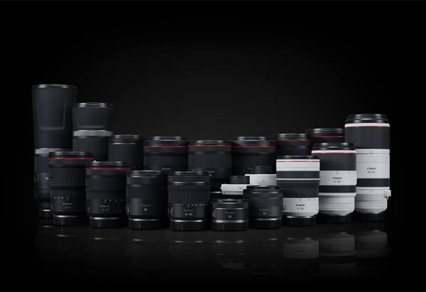 Canon RF lenses range