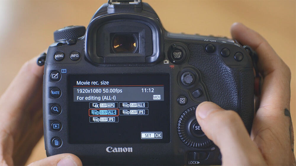 Canon EOS Camera for Shooting 4K Video