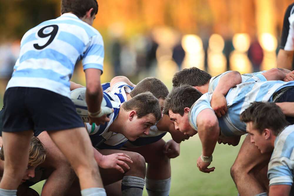 Head to head scrum image by Phil Hillyard