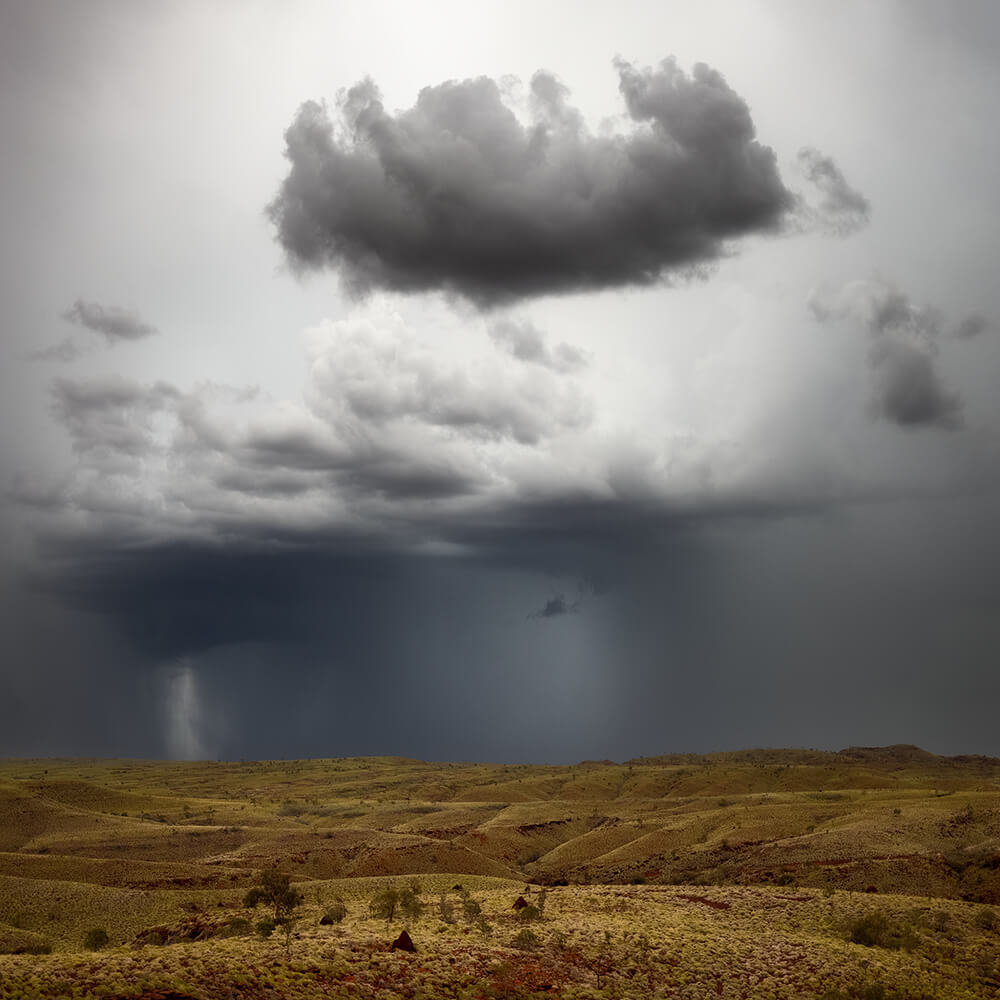 Image of clouds over hills taken by Jordan Cantelo on the EOS R5 and RF 50mm f/1.2L USM