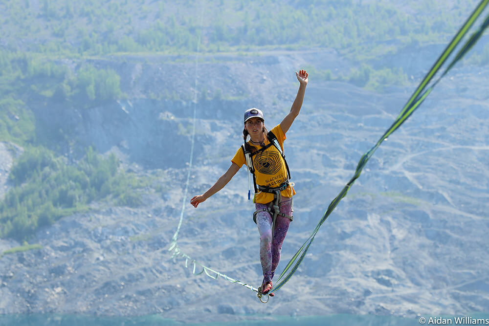 Slackline adventure by Aidan Williams