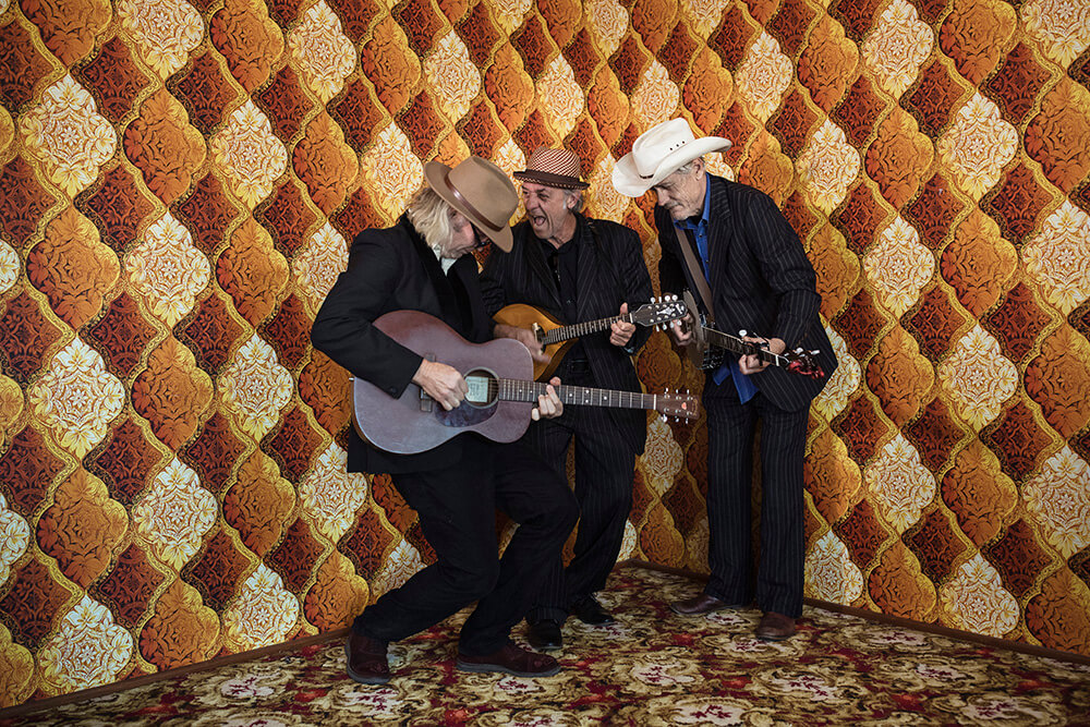 Potrait image of 3 musicians