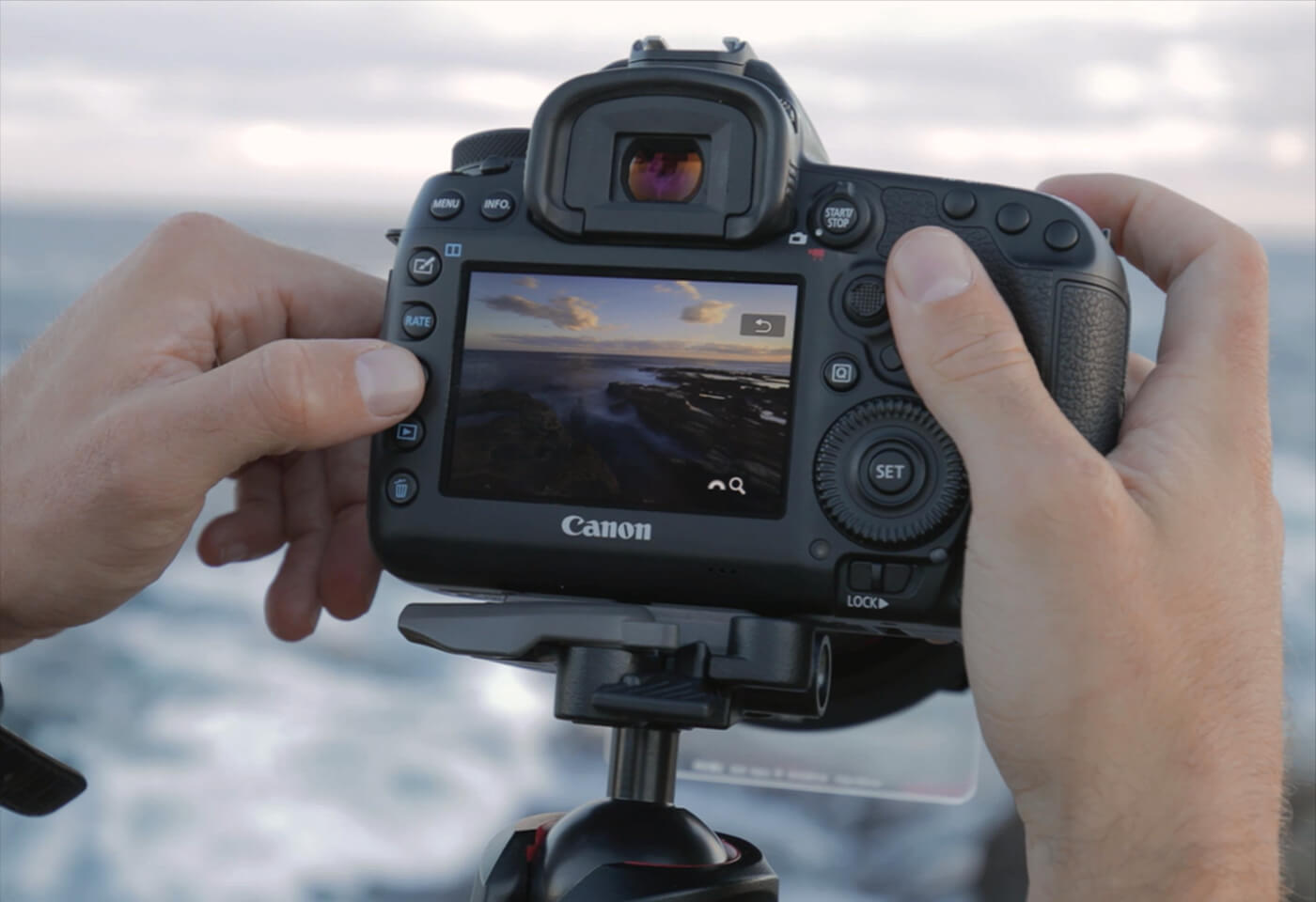 Lifestyle image of Canon Camera in use