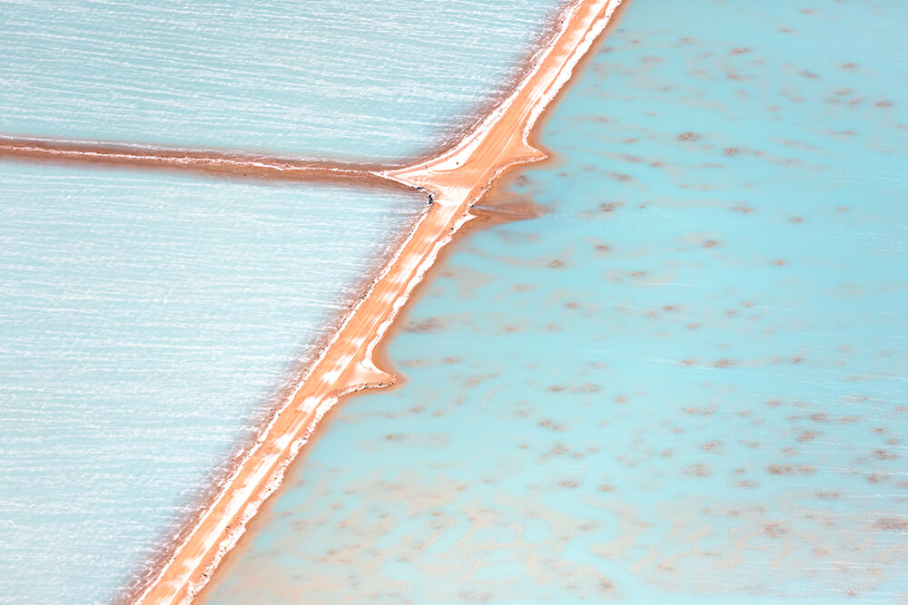 Image 14 of Salt Series - Aerial photographs of evaporation ponds by Peter Franc