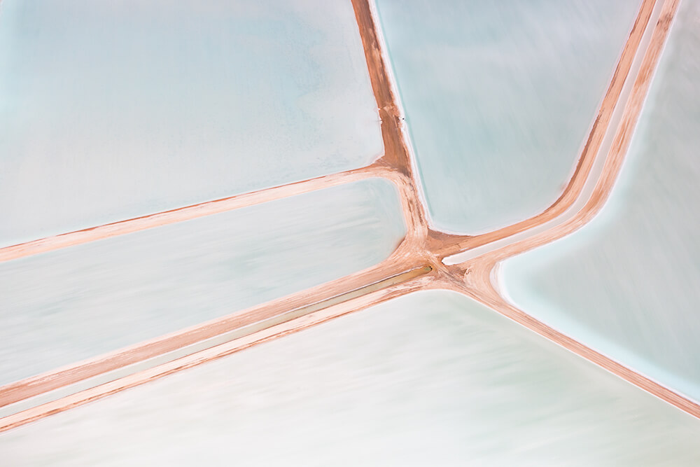 Image 7 of Salt Series - Aerial photographs of evaporation ponds by Peter Franc