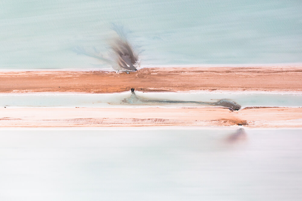 Image 8 of Salt Series - Aerial photographs of evaporation ponds by Peter Franc