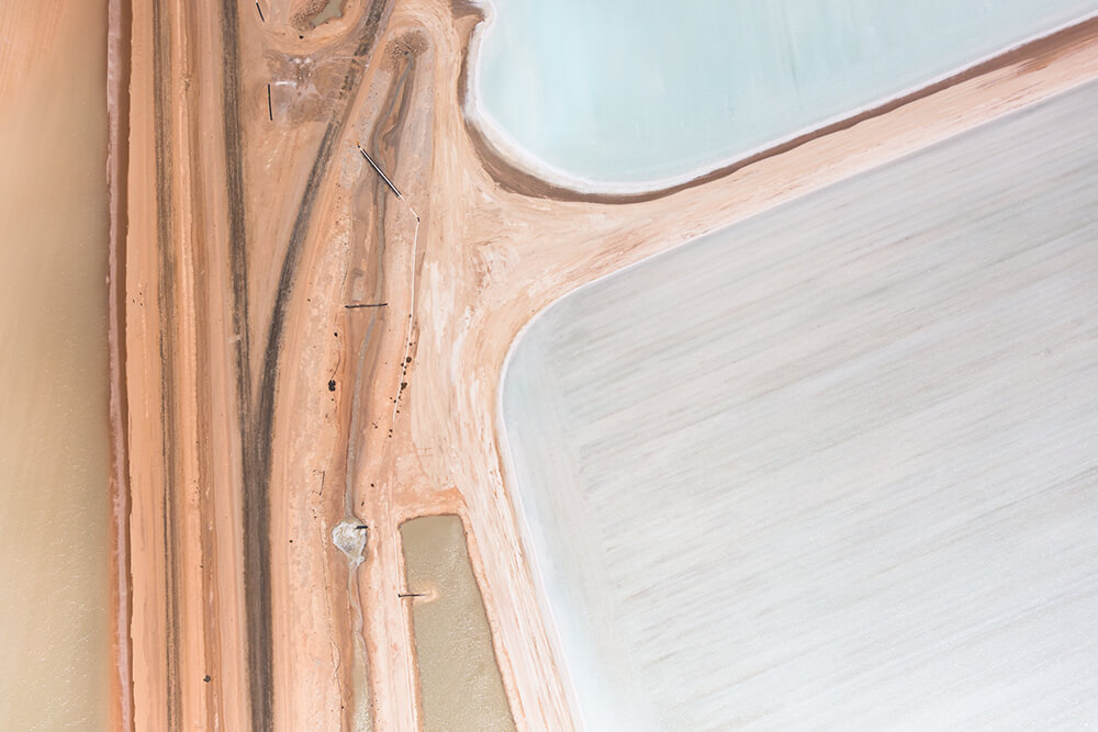 Image 9 of Salt Series - Aerial photographs of evaporation ponds by Peter Franc