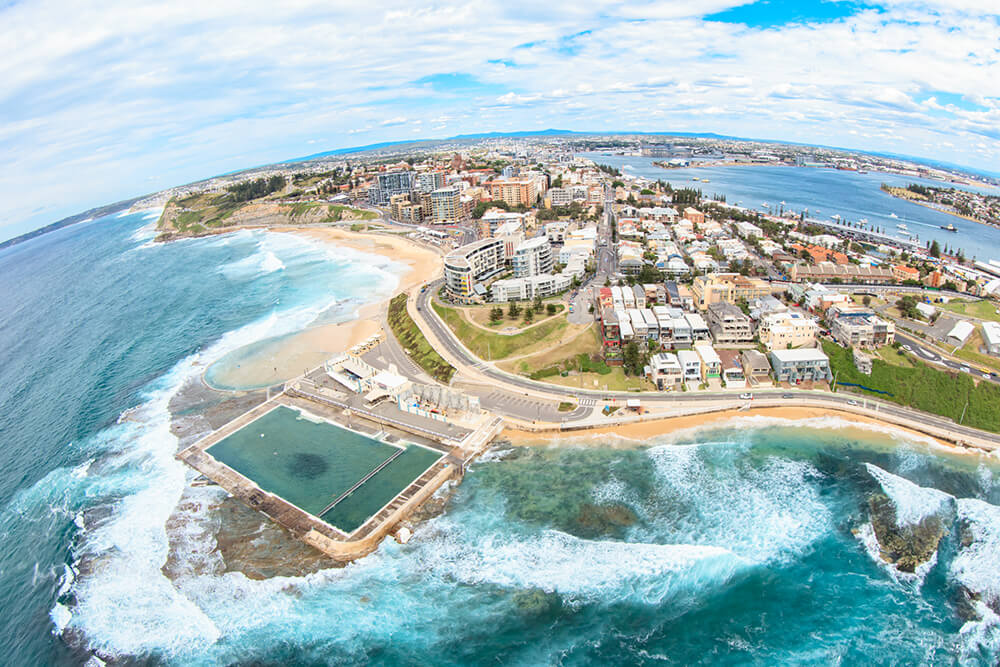 Aerial view of a city