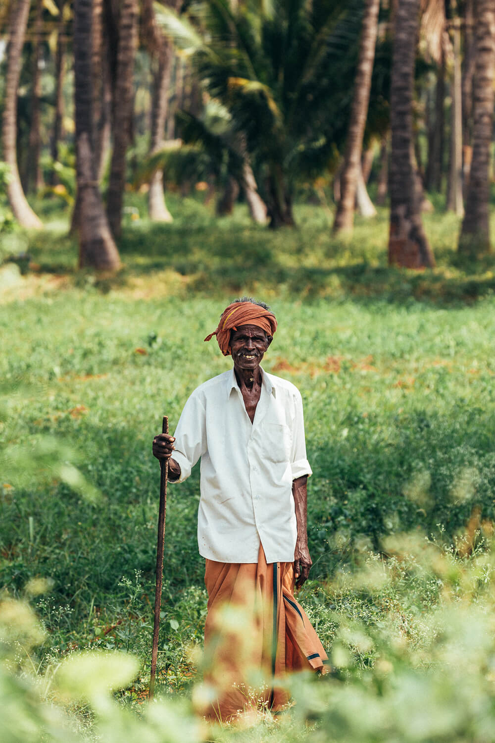 Photo of a local in rural Karauli, India. Shot by Melissa Findley