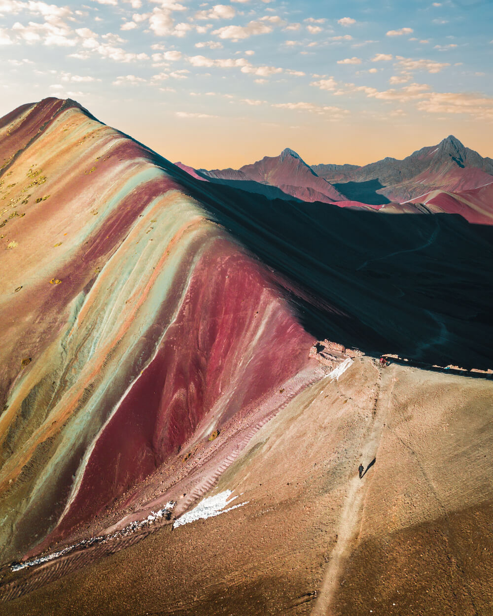 image of Vinicunca or Rainbow Mountain in Peru. Image by Jordan Hammond