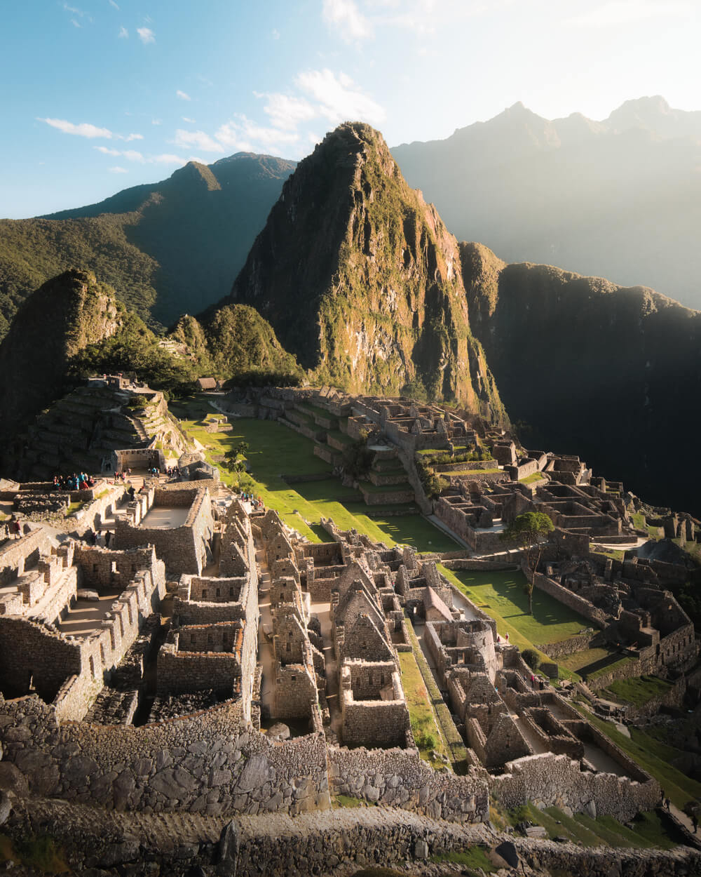 Machu Piccu after sunrise. Photo by Jordan Hammond