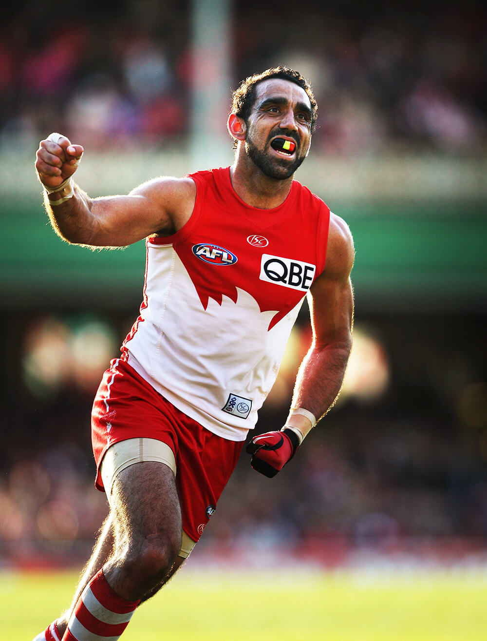 Image of Adam Goodes photgraphed by Phil Hillyard