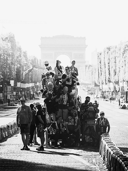 Photographing Tour de France Harry Talbot