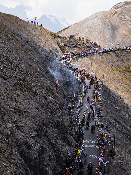 Photographing Tour de France Harry Talbot