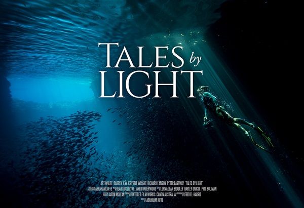 Tales by light image of scuba diver