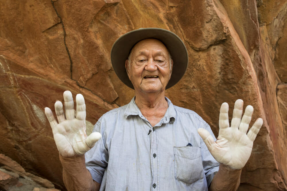 portrait of Bill Harney, the great Wardaman Elder