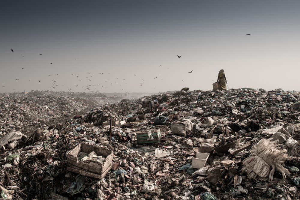 Image of a slum in Bangladesh