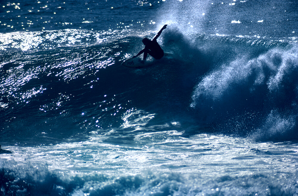 Landscape image of surf taken by Tom Carroll