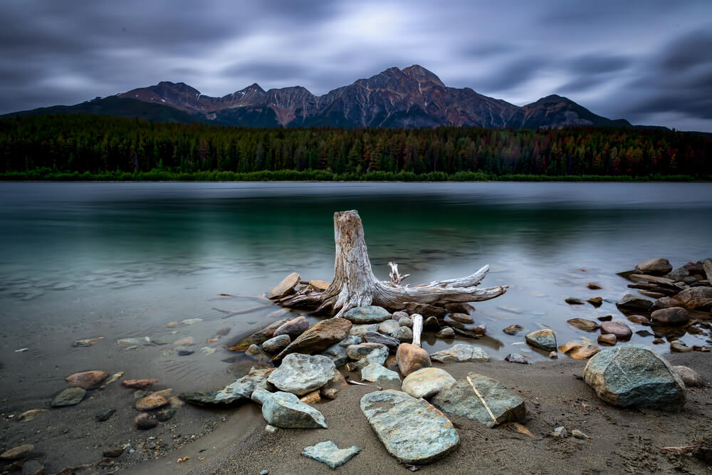 Long Exposure at Jasper. Shot by Tony Irving