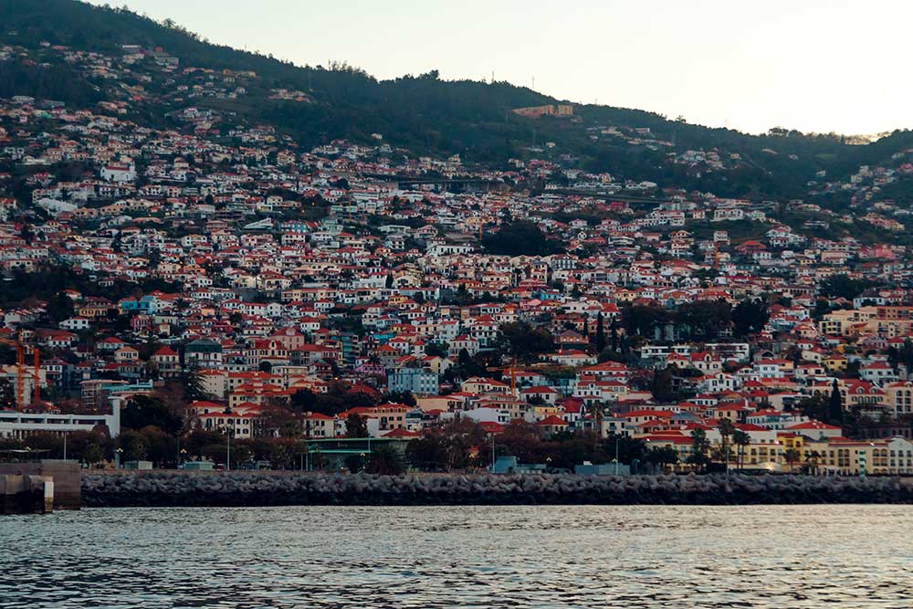 Image of houses in Madeira, Portugal