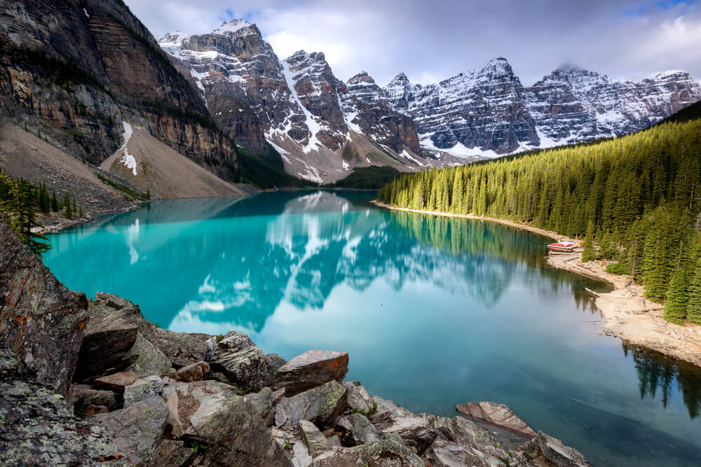 Photo of Morraine Lake. Image by Tony Irving