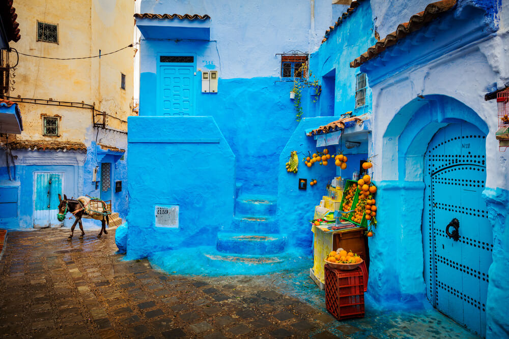 Photo of Chefchaouen, Morocco. Image by Brook Rushton