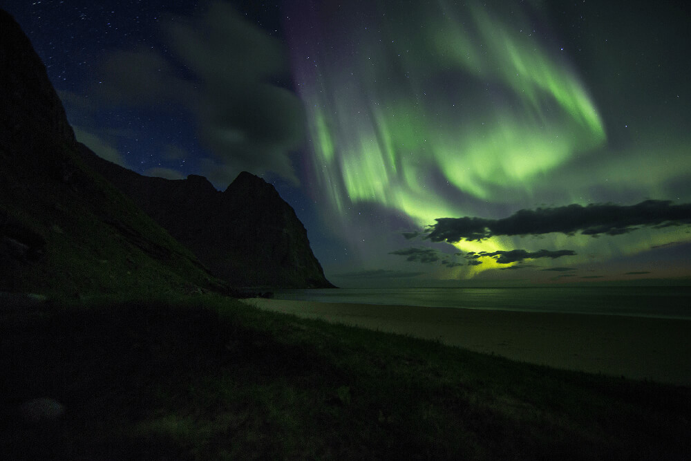 Photo of Kvalvika Beach, Norway. Image by Neil Bloom