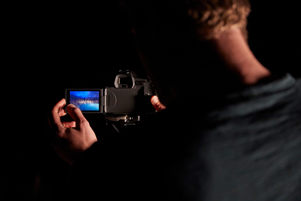 Image of Dr Chris Brown with EOS R