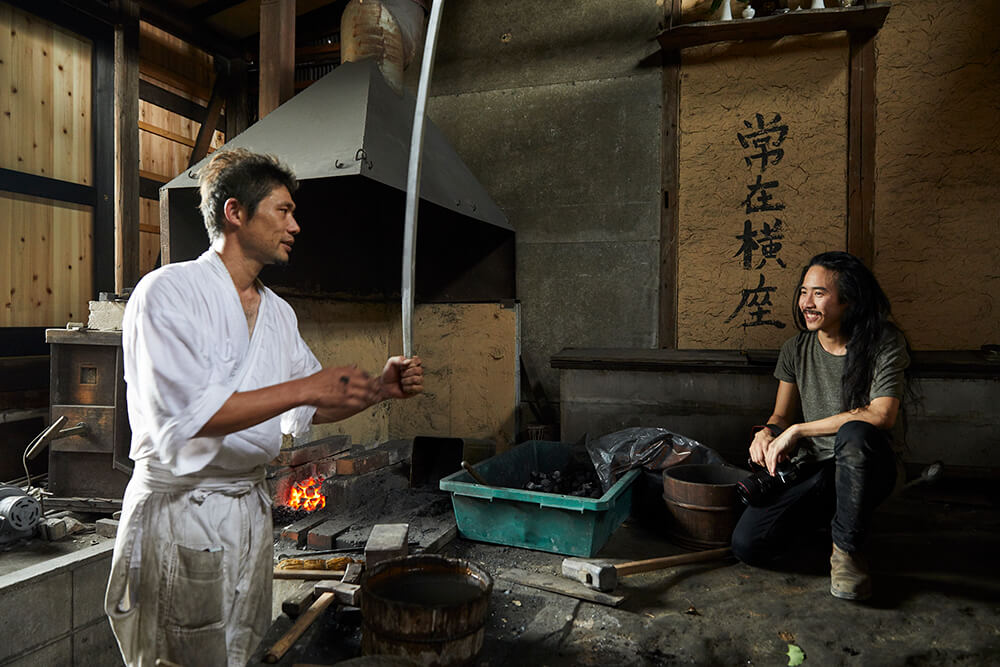 image of swordsmiths and Jarred Seng