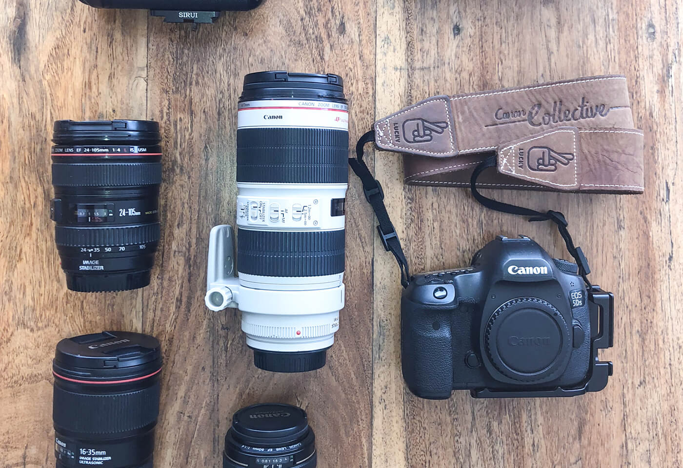 Image of gear in flatlay