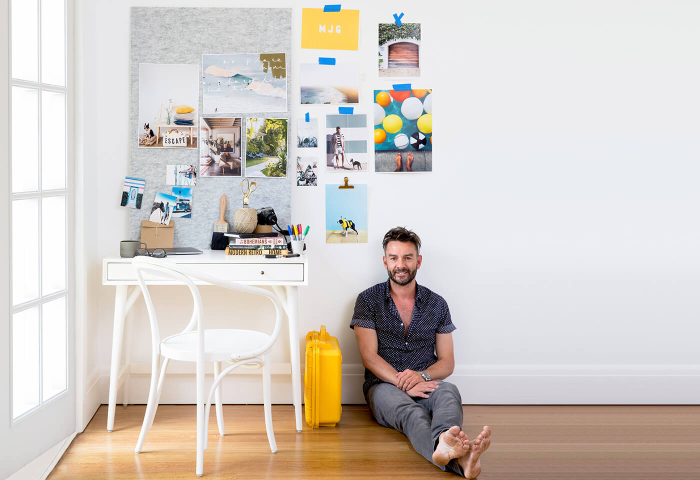 Jason Grant in home office