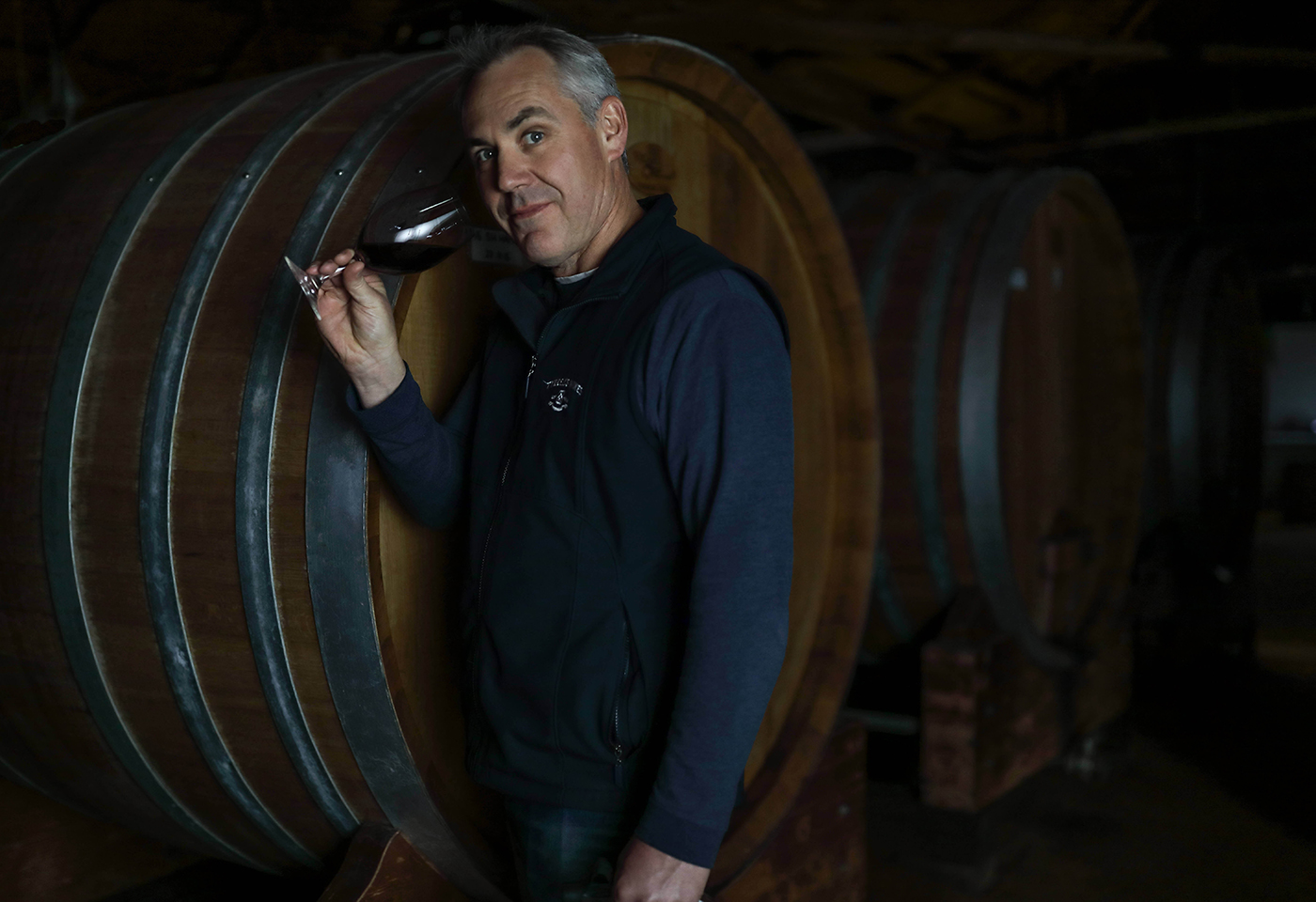 Dr Chris Brown in four wheel drive